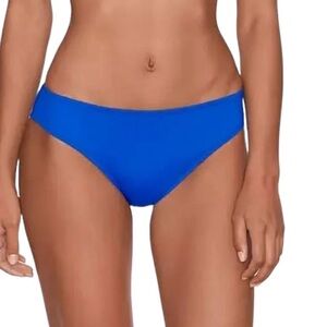 Lauren Ralph Lauren Stretch Sapphire Blue Hipster Bikini Bottom Size 12
